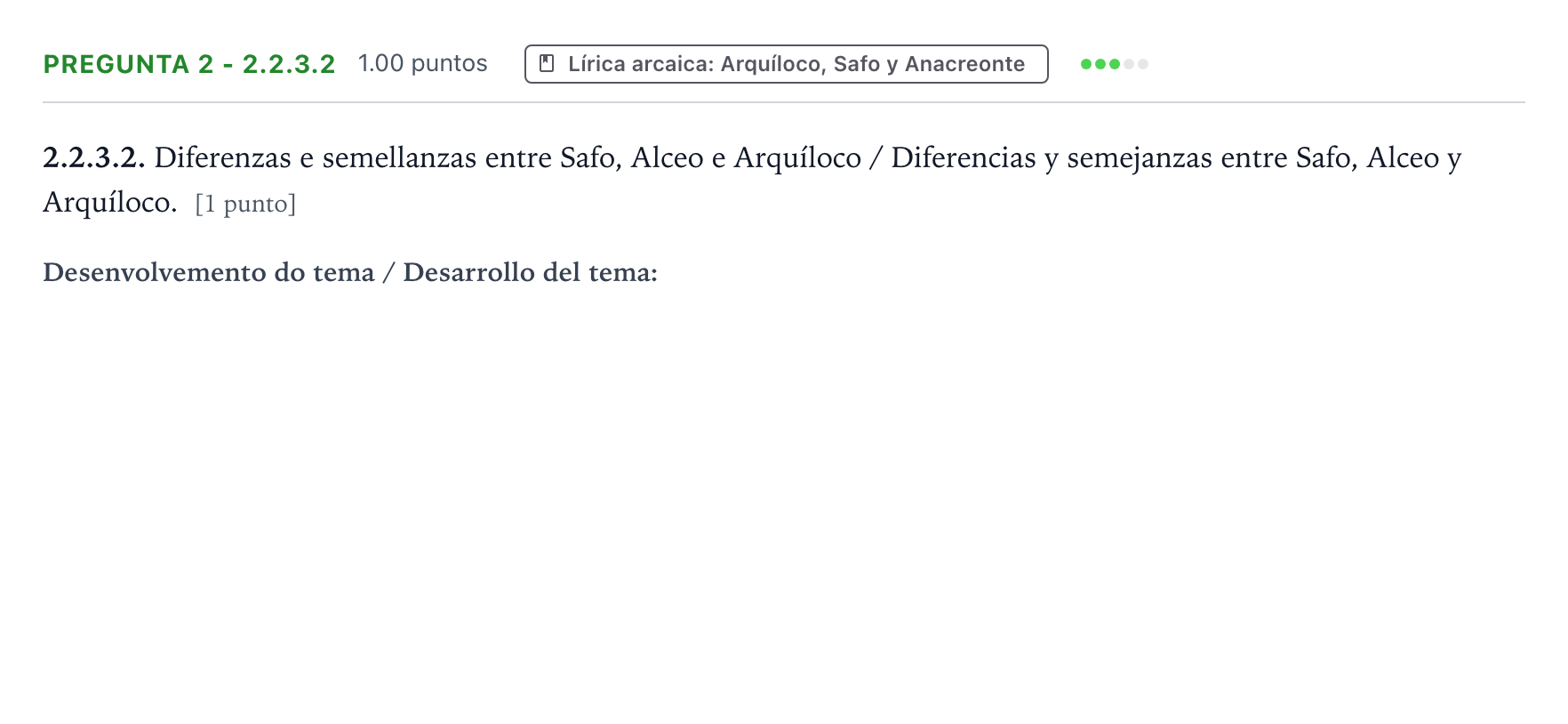 Enunciado: Pregunta 2 - 2.2.3.2 · Griego II PAU Galicia Ordinaria 2021