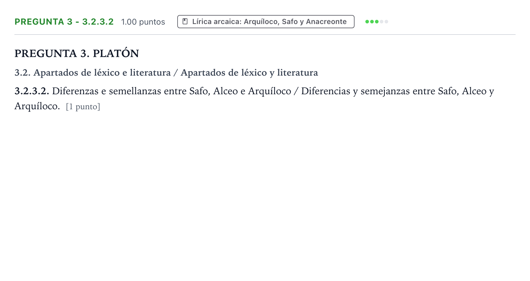 Enunciado: Pregunta 3 - 3.2.3.2 · Griego II PAU Galicia Ordinaria 2021
