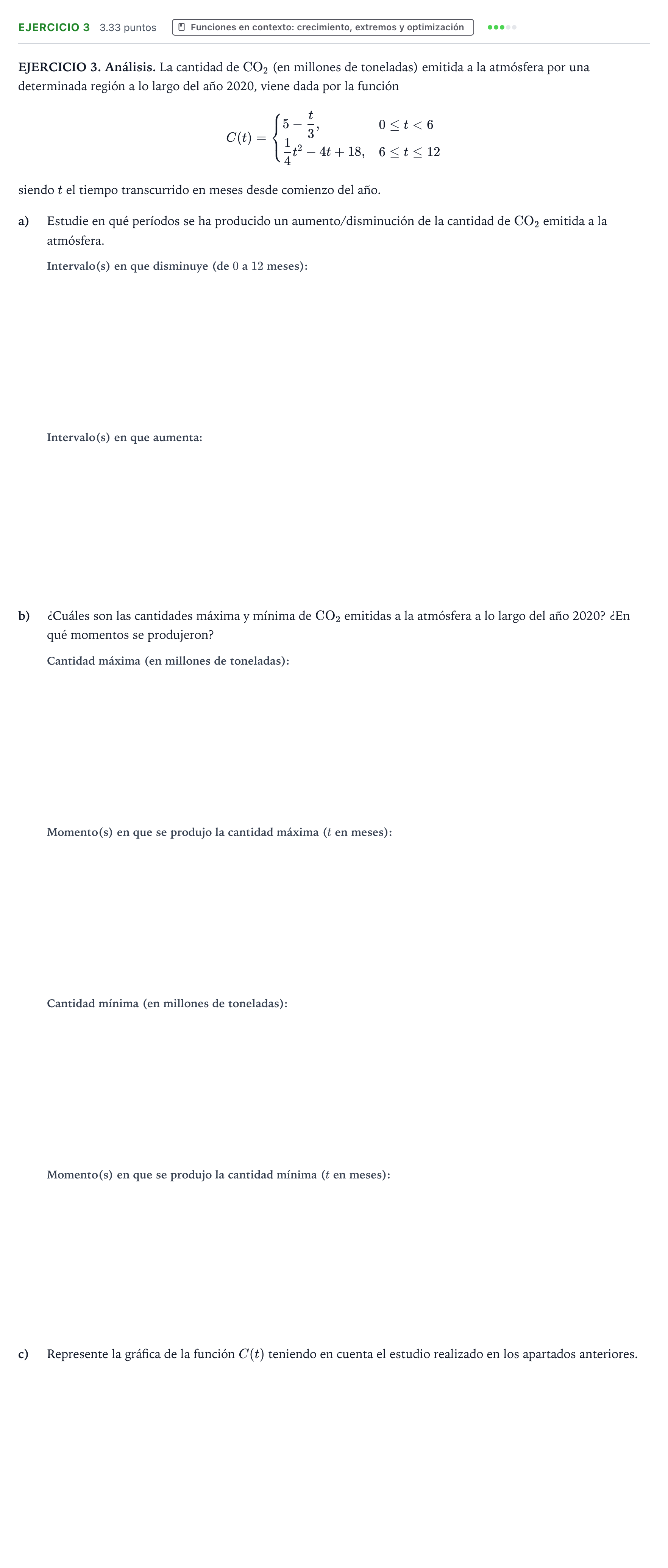 Enunciado: Problema 3 · Matemáticas aplicadas a las Ciencias Sociales II PAU Galicia Ordinaria 2021