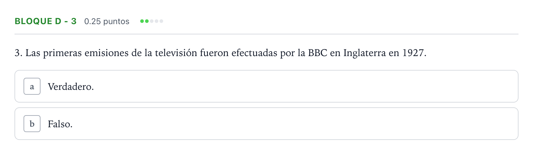 Enunciado: Bloque D - 3 · Cultura Audiovisual II PAU Andalucía Extraordinaria Titular 2021
