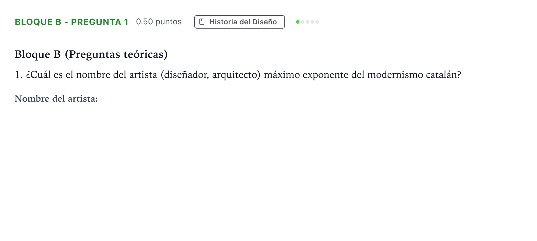 Enunciado: Bloque B - Pregunta 1 · Diseño PAU Andalucía Extraordinaria Suplente 2021