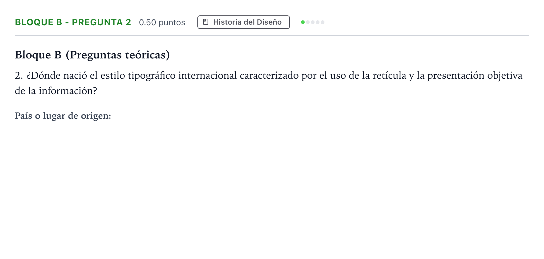Enunciado: Bloque B - Pregunta 2 · Diseño PAU Andalucía Extraordinaria Suplente 2021
