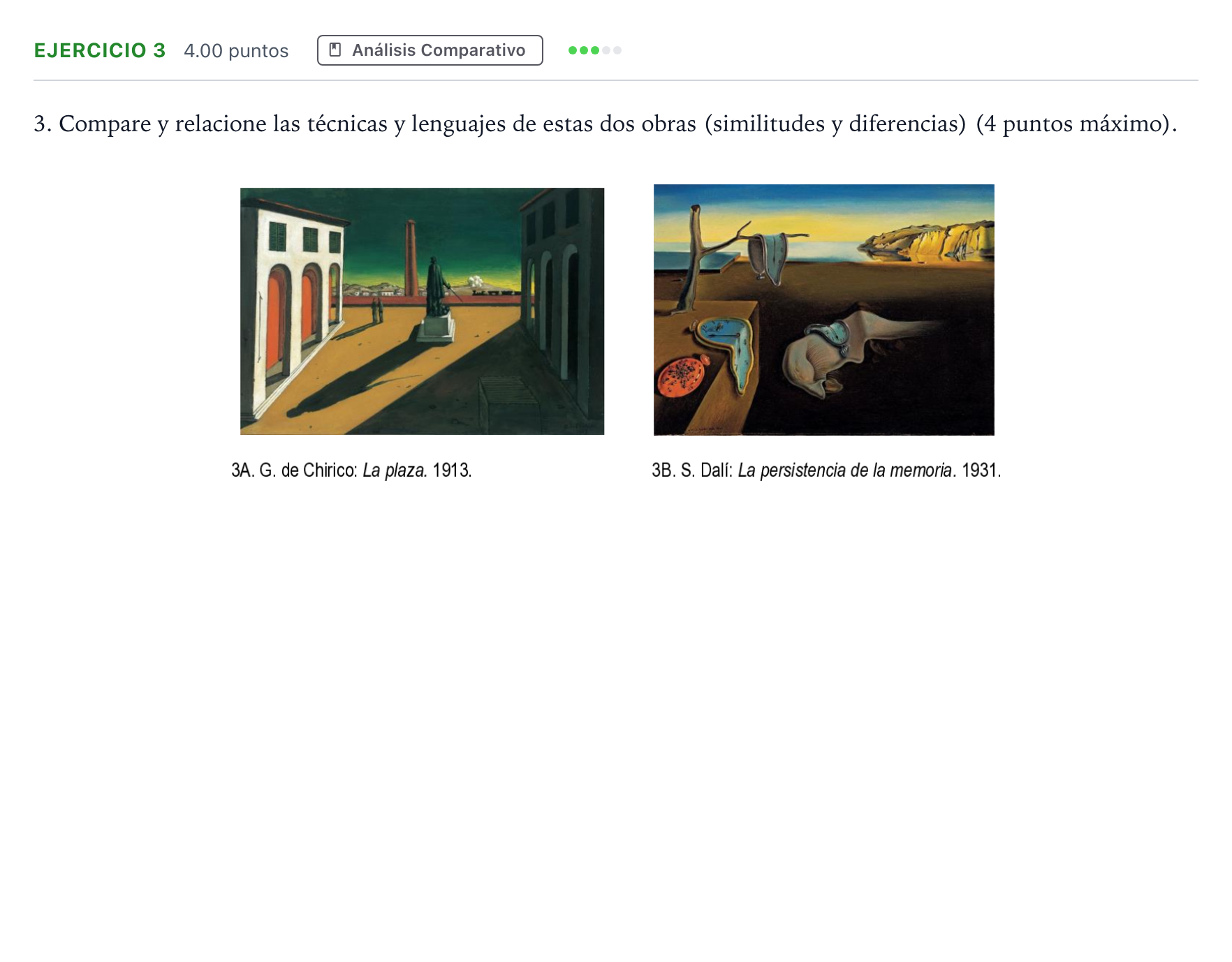 Enunciado: Problema 3 · Fundamentos Artísticos PAU Andalucía Extraordinaria Reserva 2021
