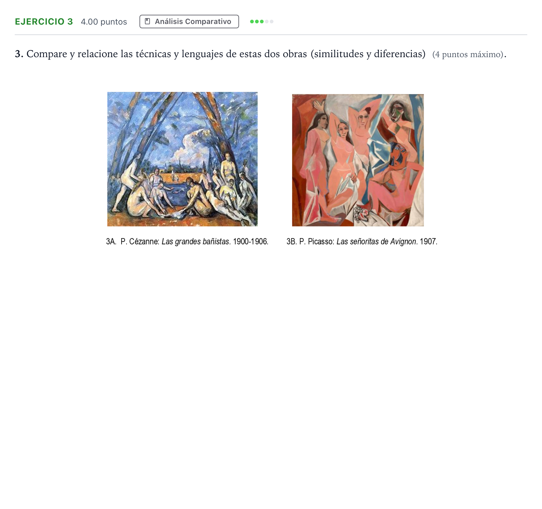 Enunciado: Problema 3 · Fundamentos Artísticos PAU Andalucía Extraordinaria Suplente 2021