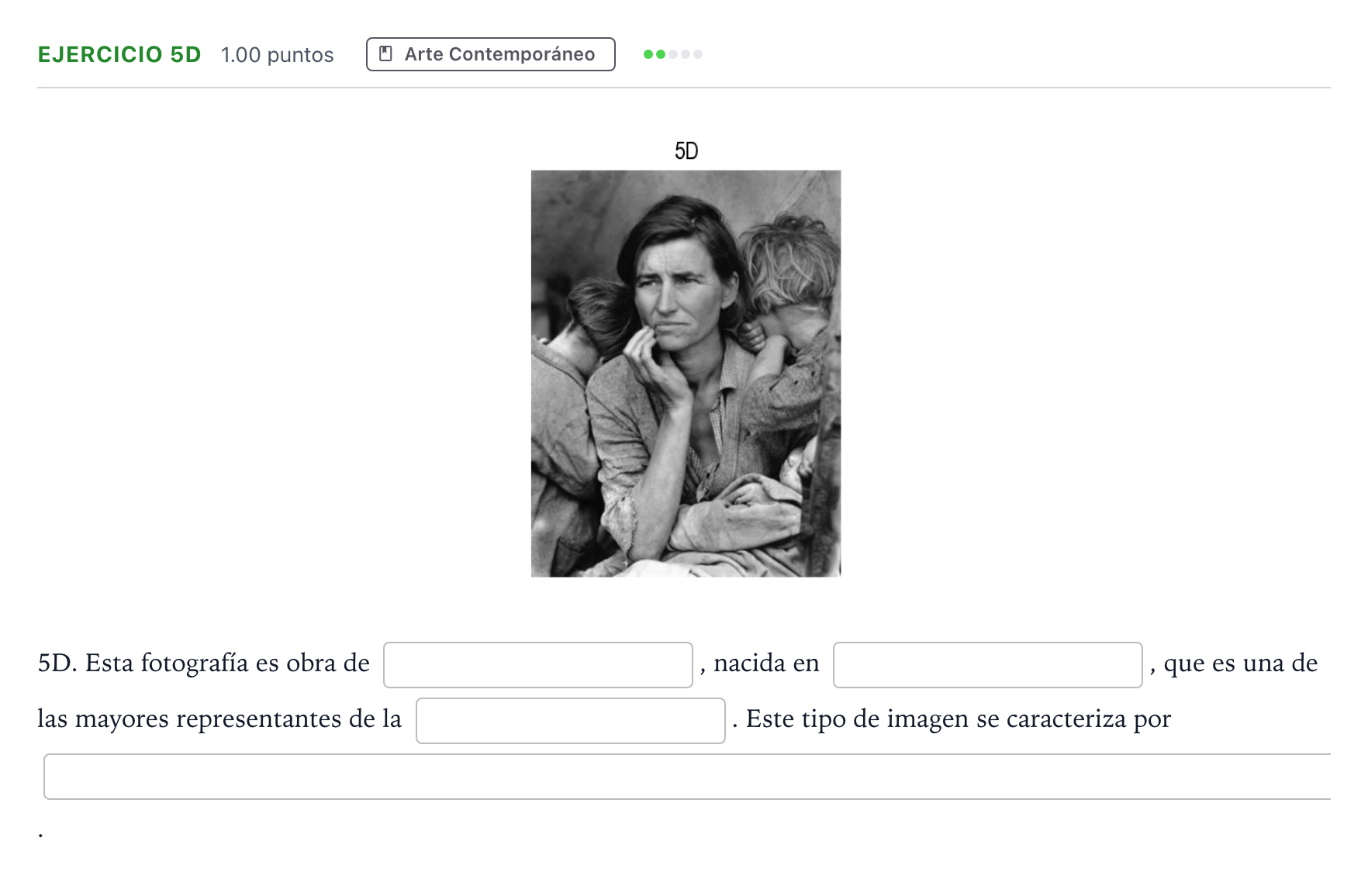 Enunciado: Ejercicio 5D · Fundamentos Artísticos PAU Andalucía Extraordinaria Titular 2021