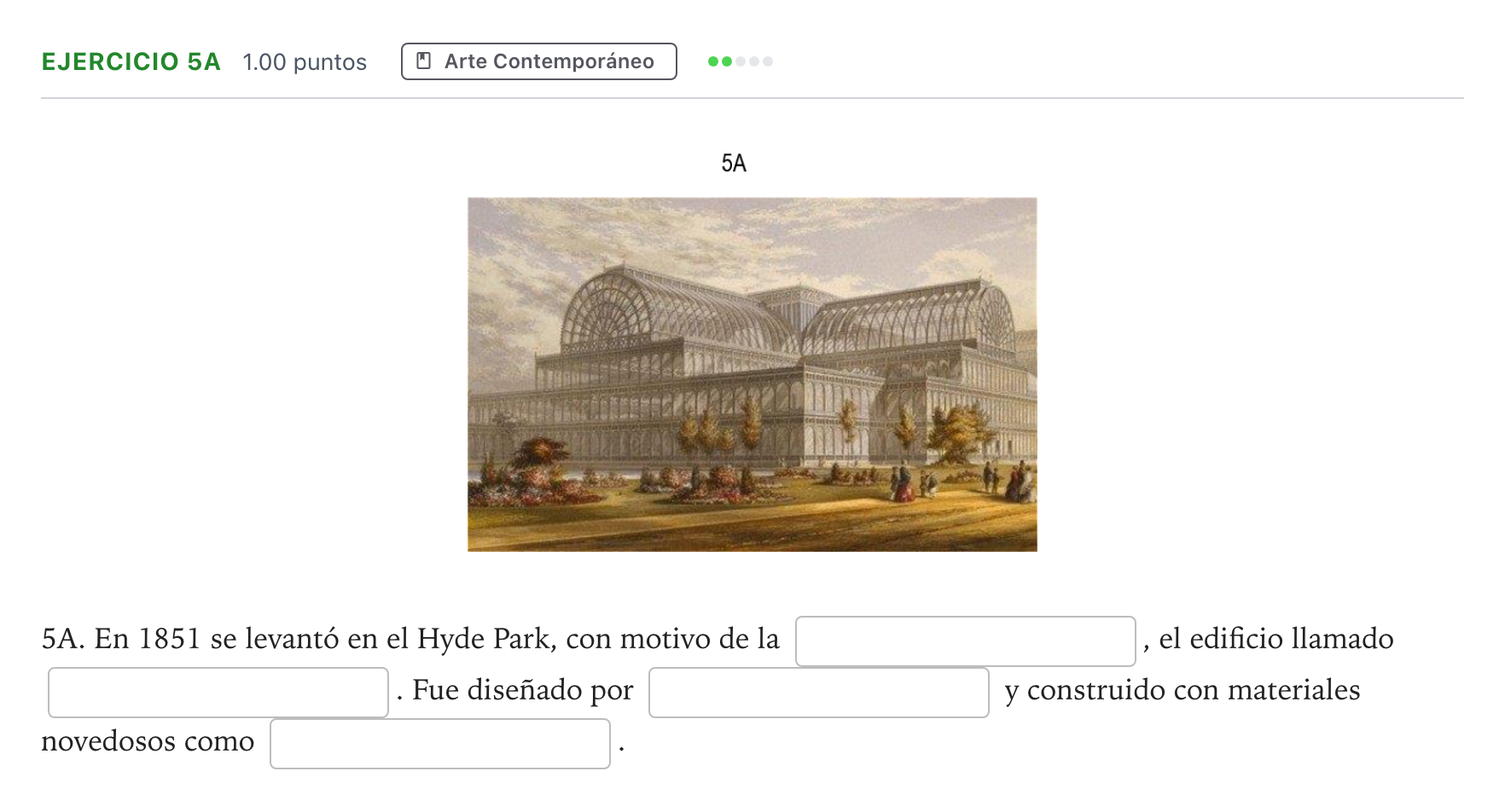 Enunciado: Ejercicio 5A · Fundamentos Artísticos PAU Andalucía Ordinaria Suplente 2021