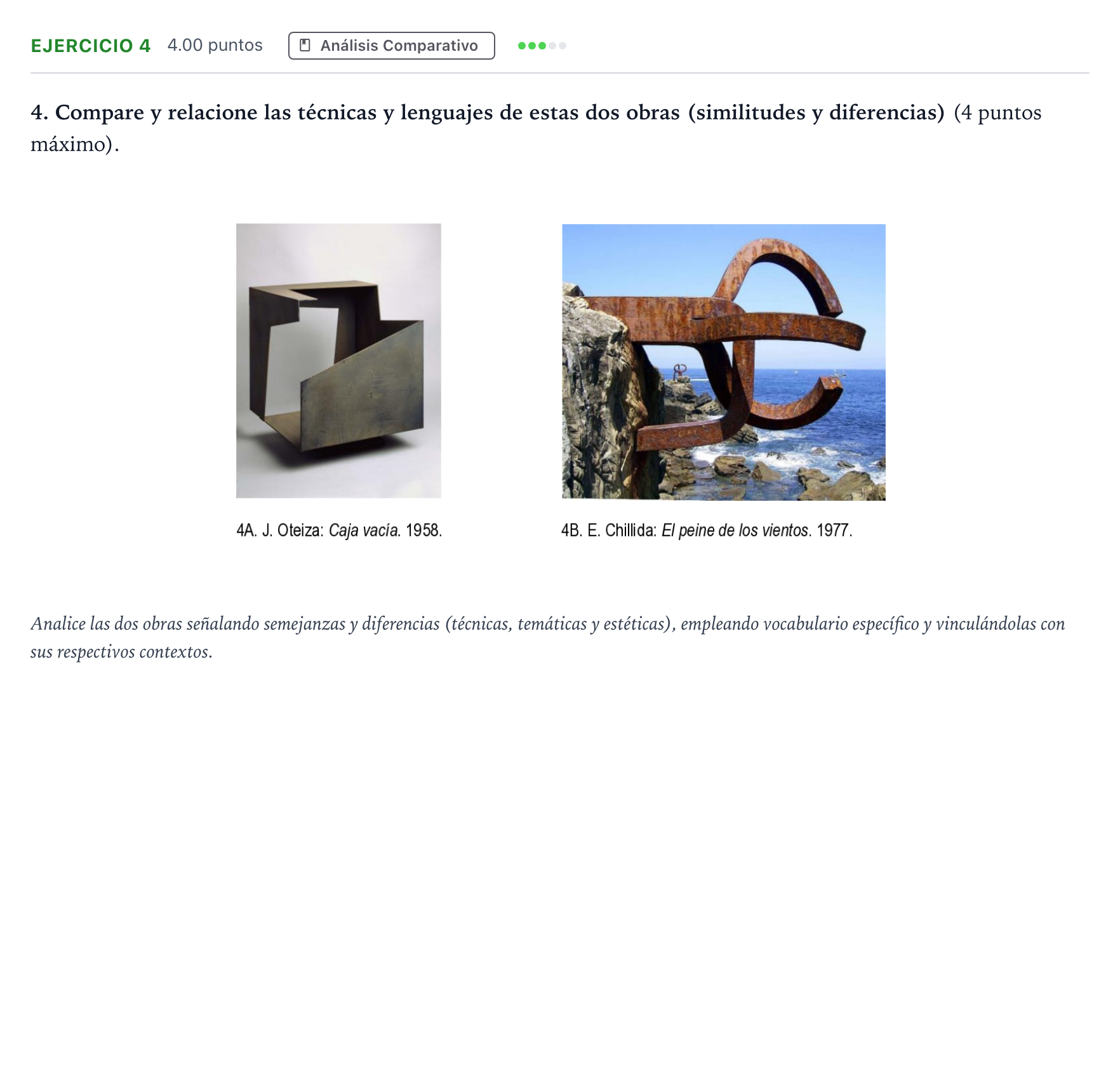 Enunciado: Problema 4 · Fundamentos Artísticos PAU Andalucía Ordinaria Titular 2021