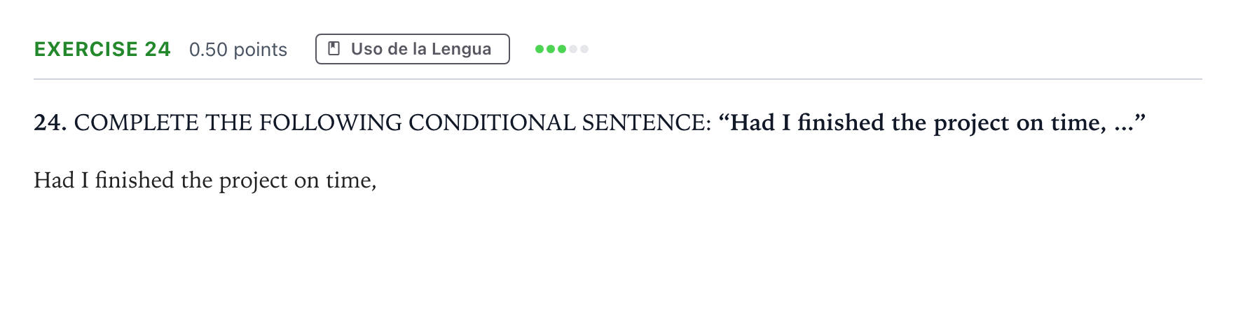Enunciado: Problema 24 · Inglés PAU Andalucía Extraordinaria Titular (Acceso) 2021