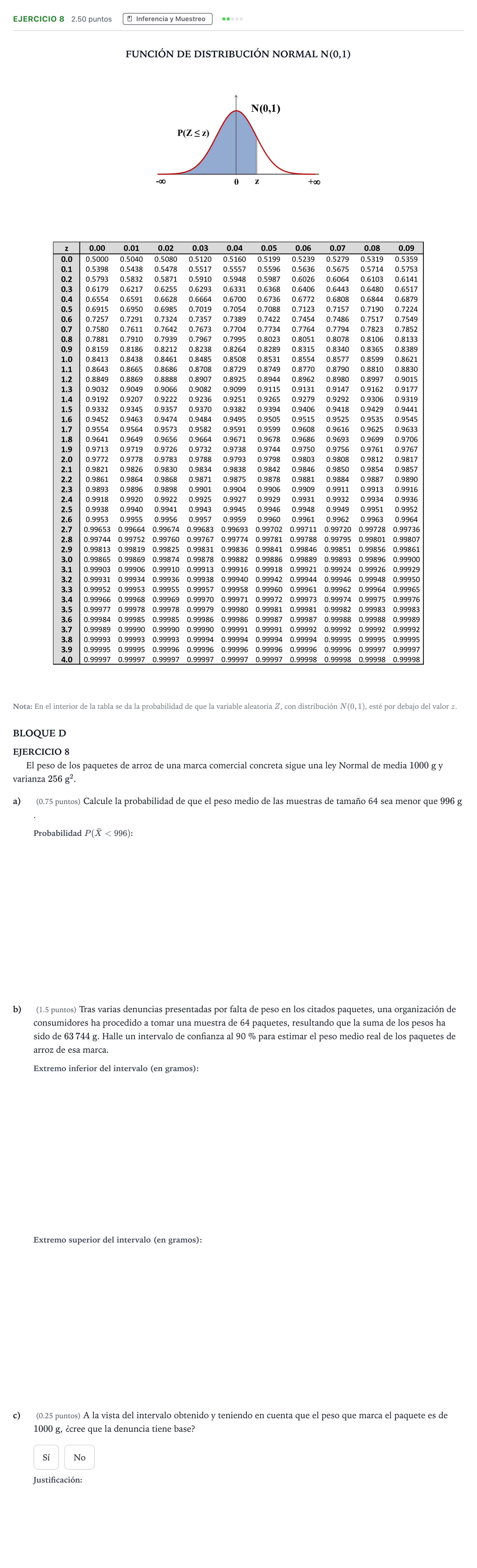 Enunciado: Ejercicio 8 · Matemáticas aplicadas a las Ciencias Sociales II PAU Andalucía Ordinaria Suplente 2021