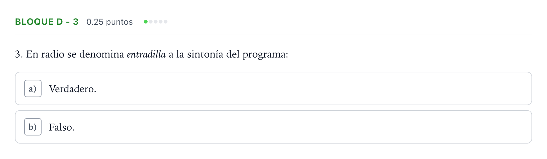 Enunciado: Bloque D - 3 · Cultura Audiovisual II PAU Andalucía Ordinaria Suplente 2022