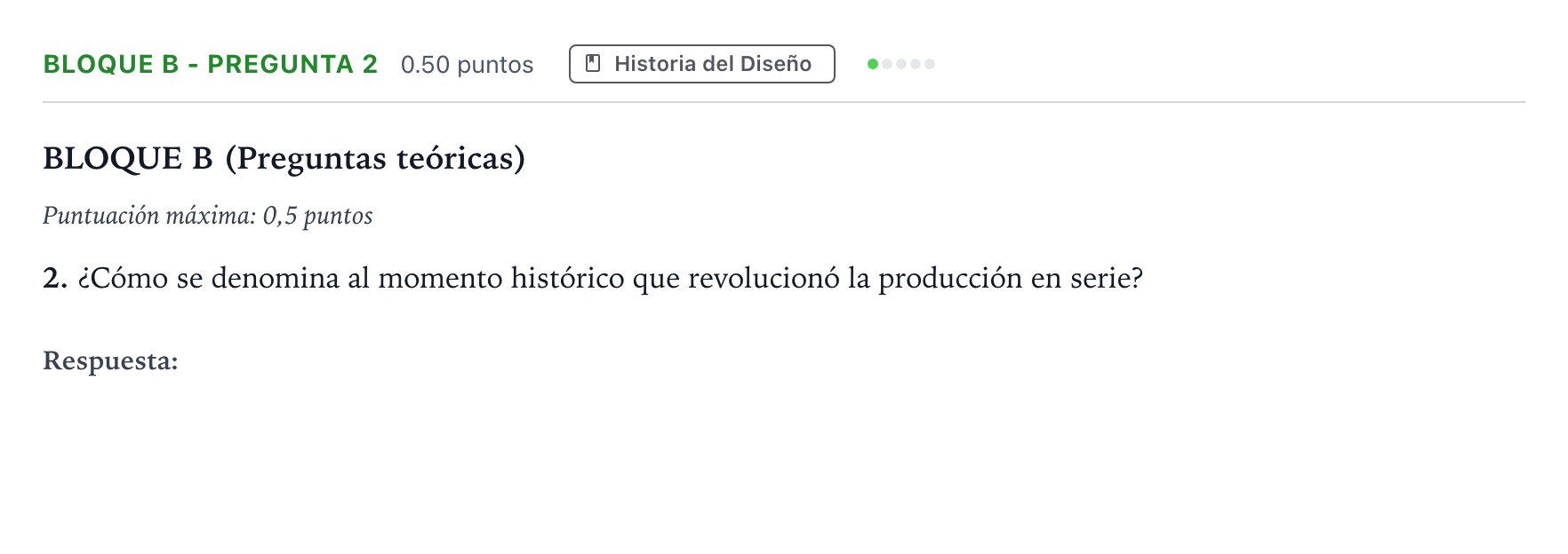 Enunciado: Bloque B - Pregunta 2 · Diseño PAU Andalucía Ordinaria Suplente 2022
