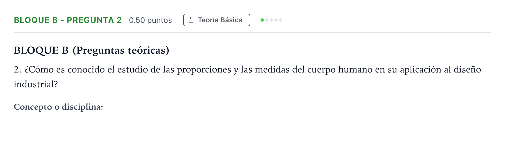 Enunciado: Bloque B - Pregunta 2 · Diseño PAU Andalucía Ordinaria Titular 2022