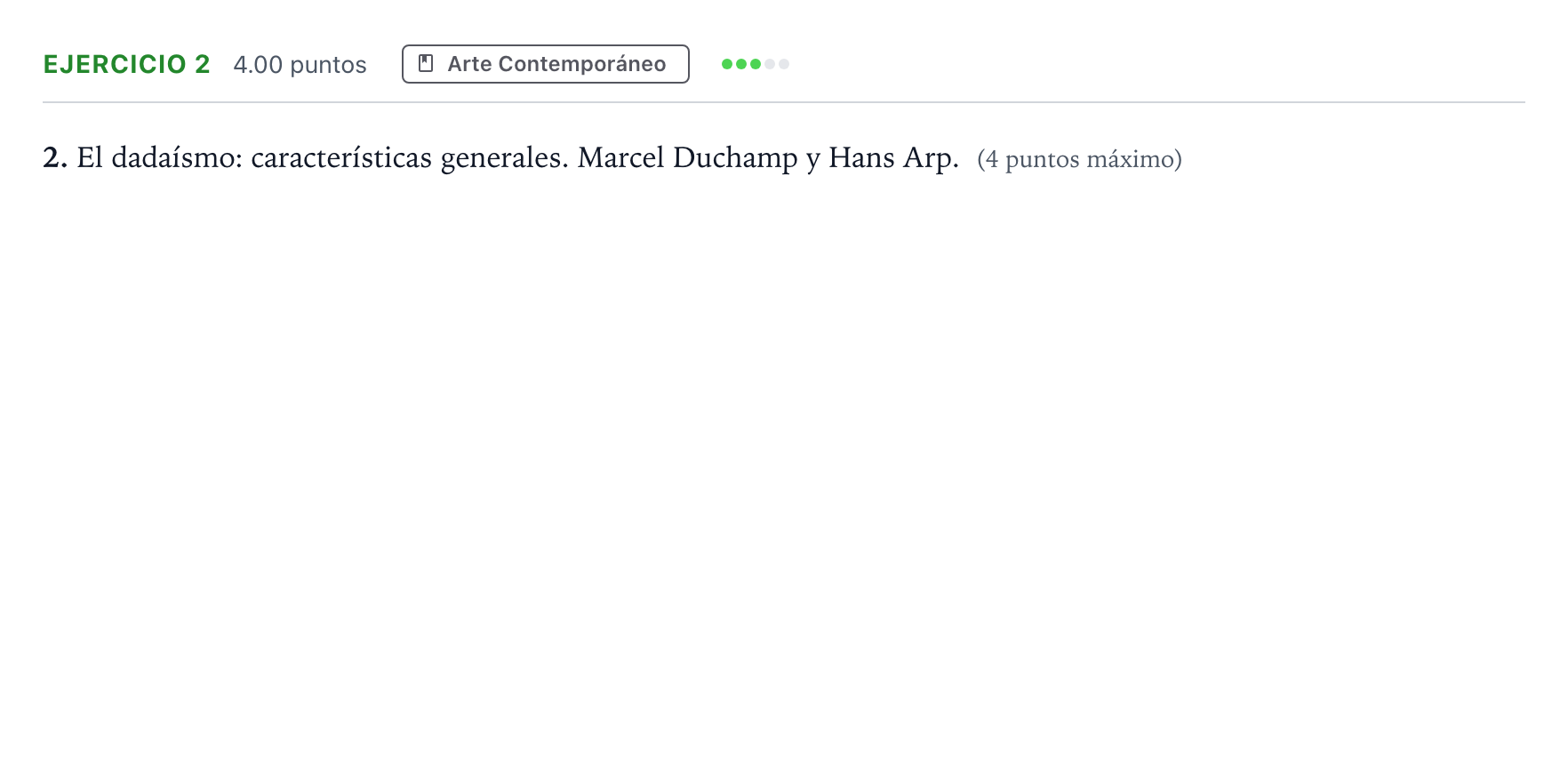 Enunciado: Problema 2 · Fundamentos Artísticos PAU Andalucía Extraordinaria Reserva 2022