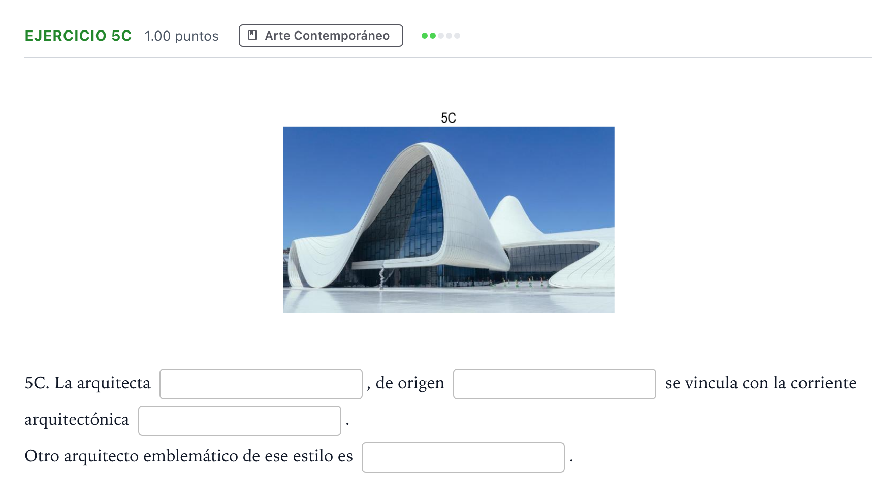 Enunciado: Ejercicio 5C · Fundamentos Artísticos PAU Andalucía Extraordinaria Reserva 2022