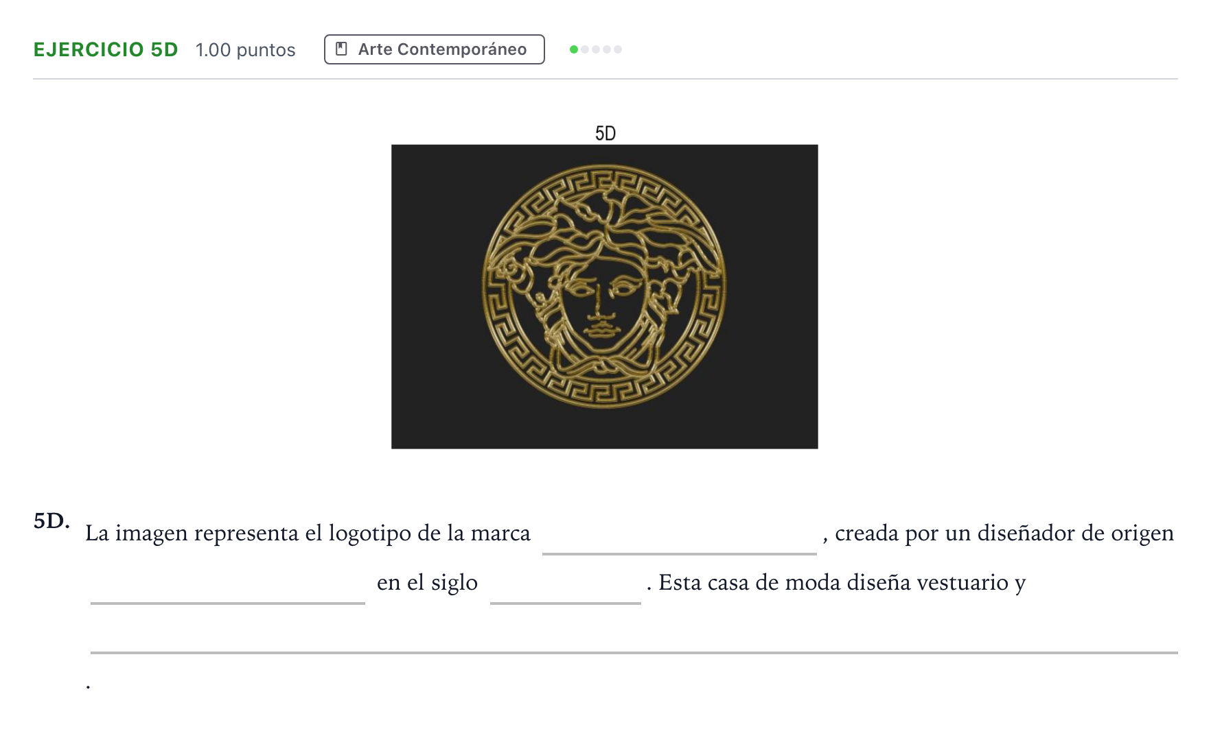 Enunciado: Ejercicio 5D · Fundamentos Artísticos PAU Andalucía Extraordinaria Suplente 2022