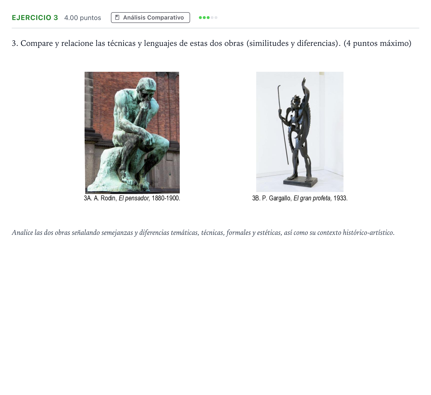Enunciado: Problema 3 · Fundamentos Artísticos PAU Andalucía Extraordinaria Titular 2022