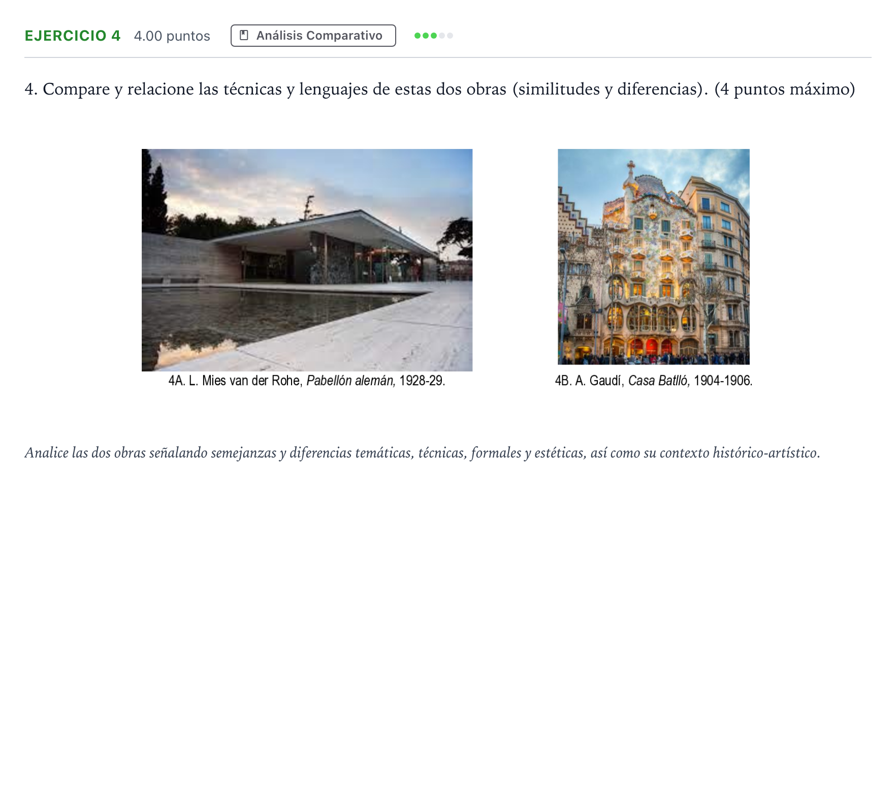 Enunciado: Problema 4 · Fundamentos Artísticos PAU Andalucía Extraordinaria Titular 2022