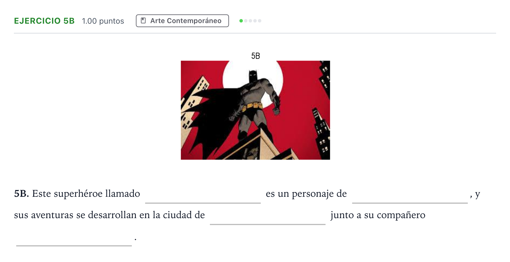 Enunciado: Ejercicio 5B · Fundamentos Artísticos PAU Andalucía Ordinaria Reserva 2022