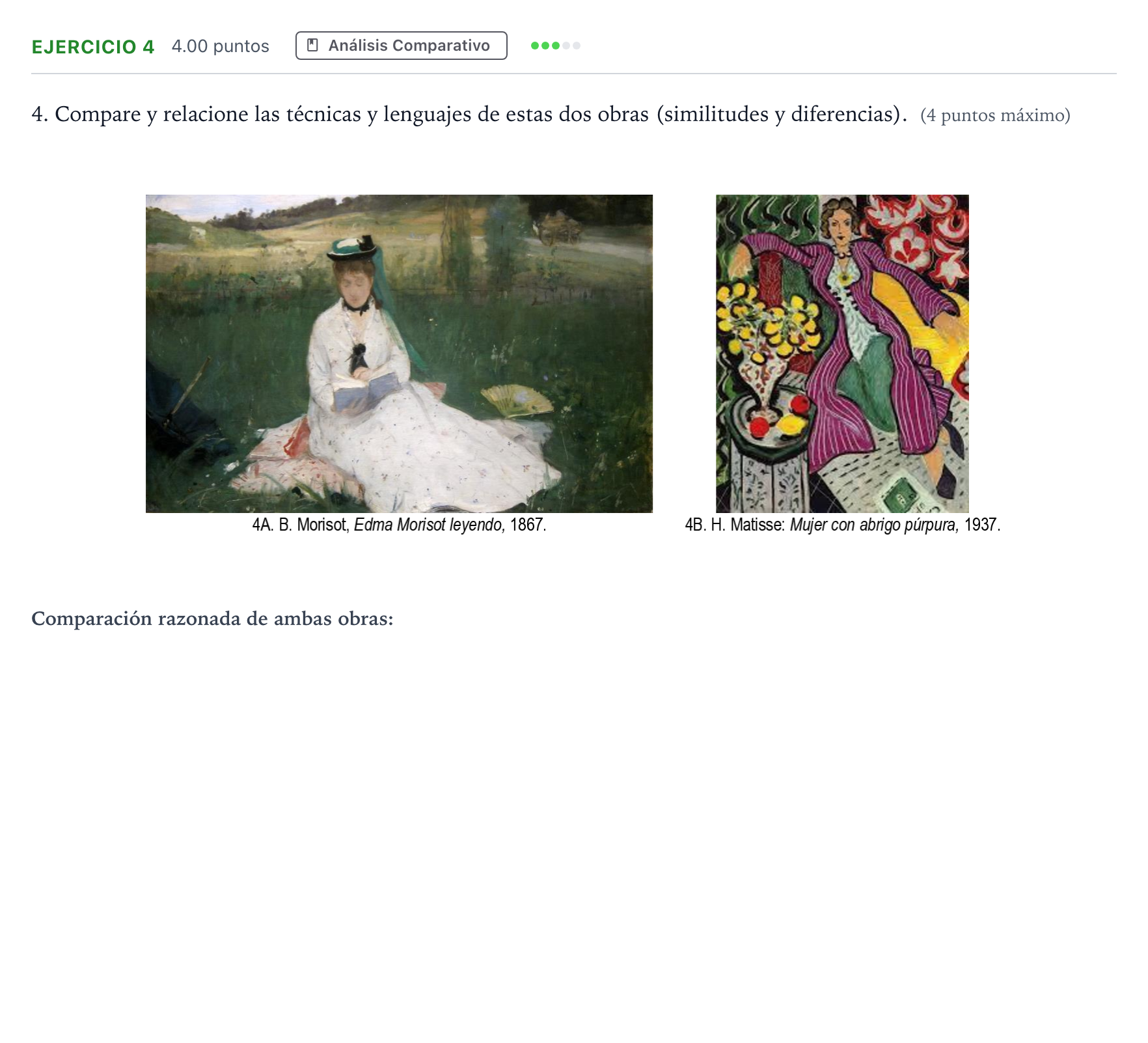 Enunciado: Problema 4 · Fundamentos Artísticos PAU Andalucía Ordinaria Titular 2022