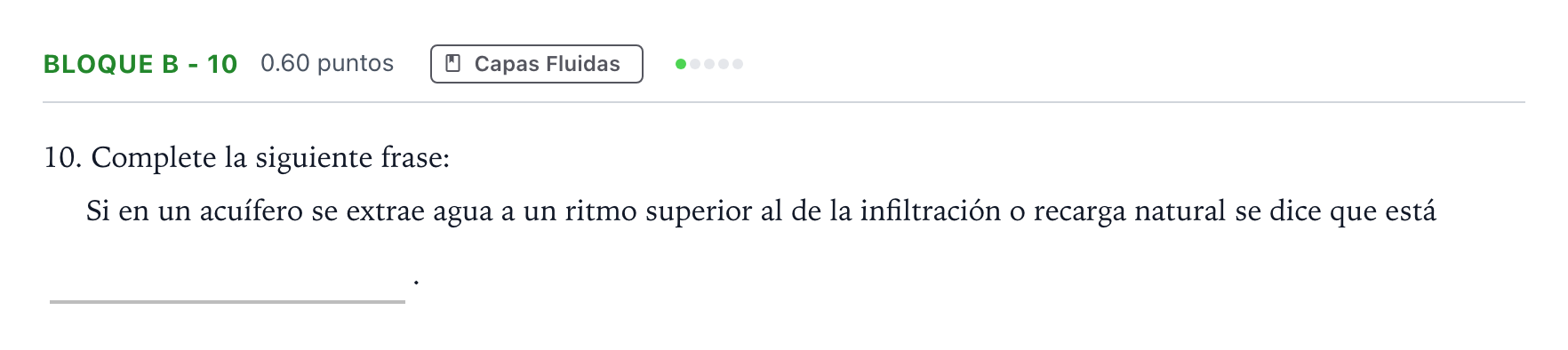 Enunciado: Bloque B - 10 · Geología PAU Andalucía Extraordinaria Suplente 2022