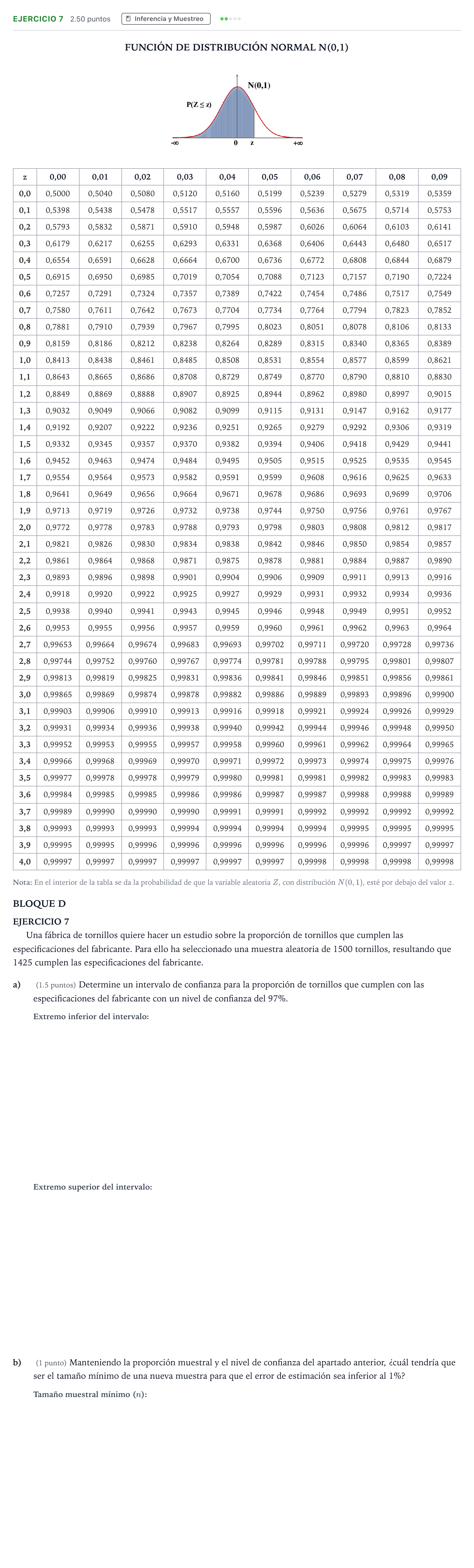 Enunciado: Ejercicio 7 · Matemáticas aplicadas a las Ciencias Sociales II PAU Andalucía Extraordinaria Titular 2022