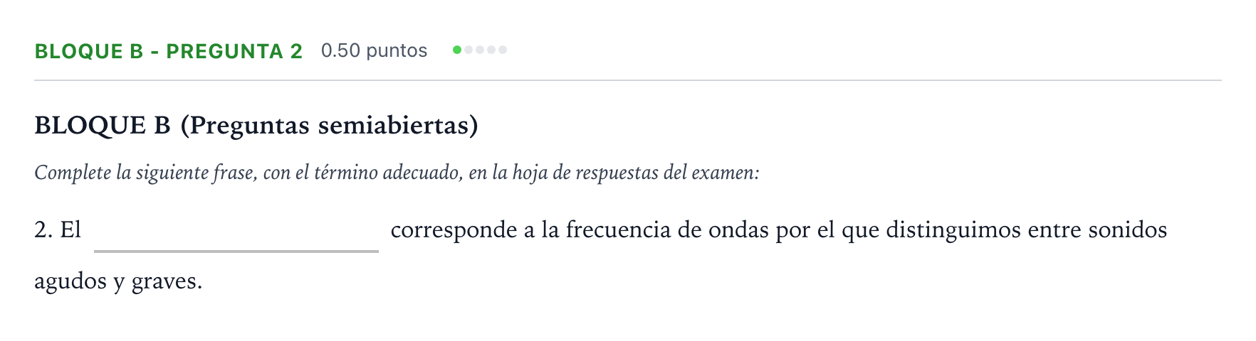 Enunciado: Bloque B - Pregunta 2 · Cultura Audiovisual II PAU Andalucía Ordinaria Reserva 2023