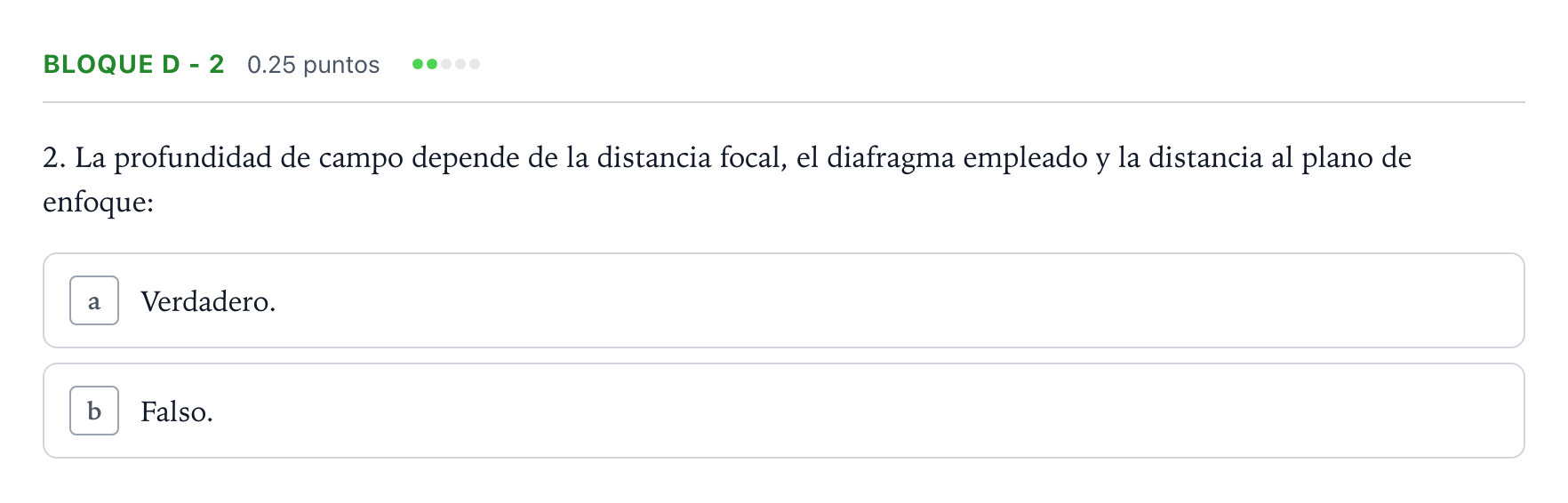 Enunciado: Bloque D - 2 · Cultura Audiovisual II PAU Andalucía Ordinaria Suplente 2023