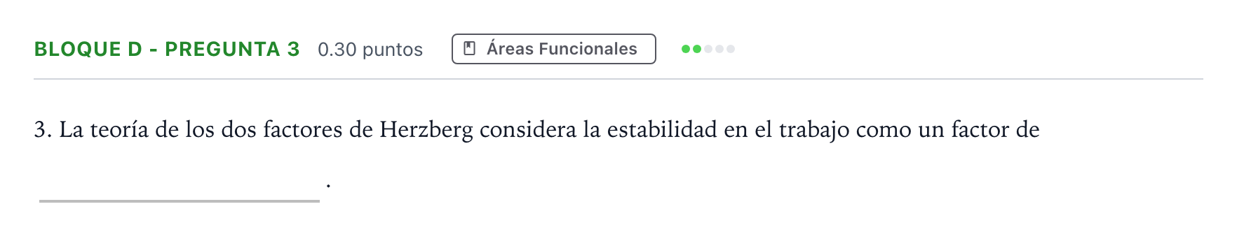 Enunciado: Bloque D - Pregunta 3 · Economía de la Empresa PAU Andalucía Extraordinaria Reserva 2023