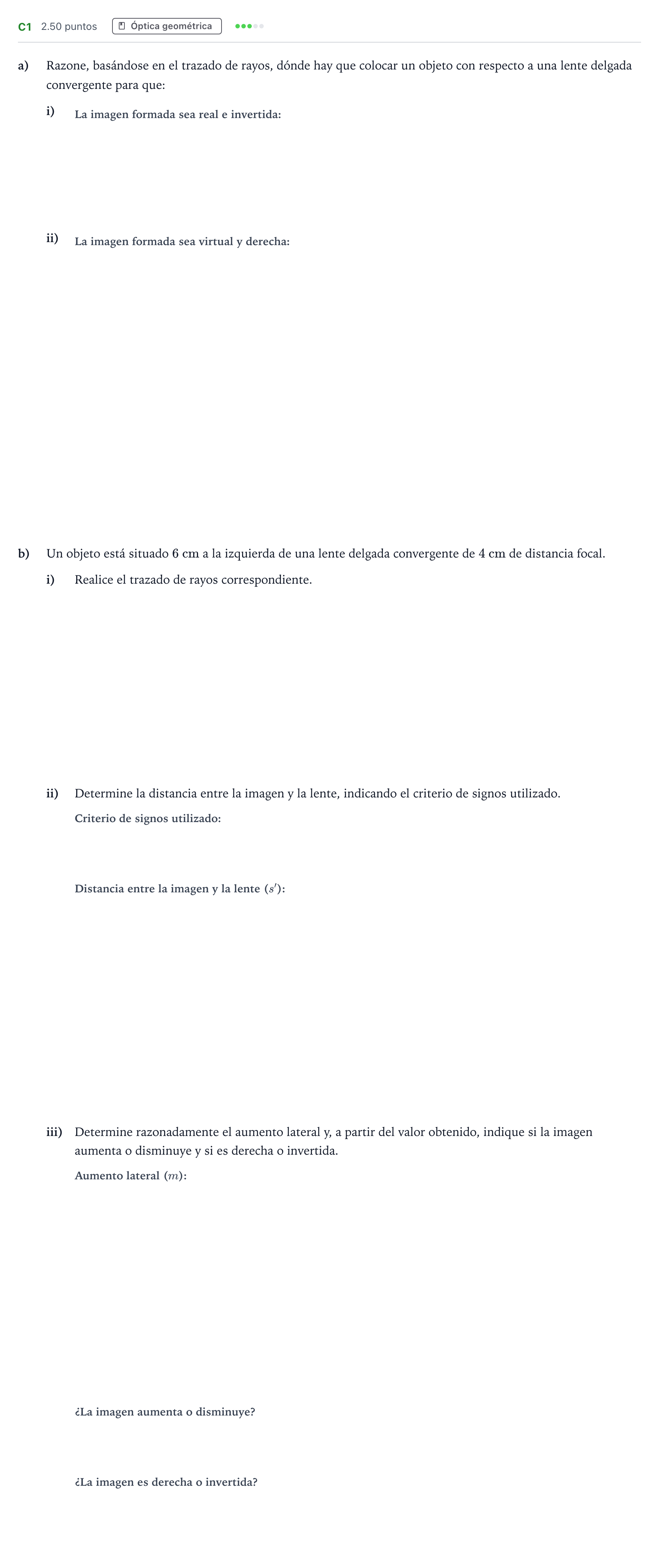 Enunciado: Ejercicio C1 · Física PAU Andalucía Ordinaria Suplente 2023