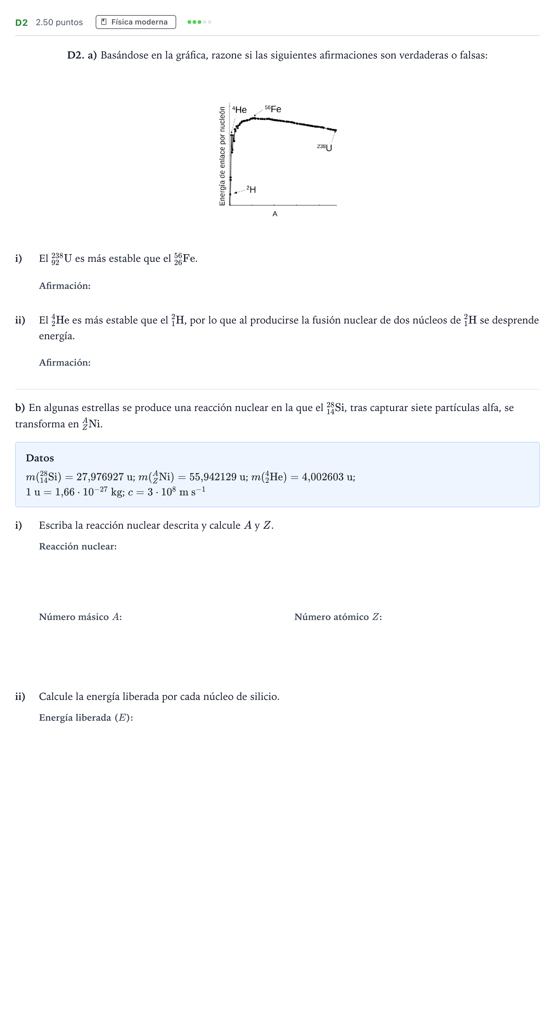 Enunciado: Ejercicio D2 · Física PAU Andalucía Ordinaria Titular 2023