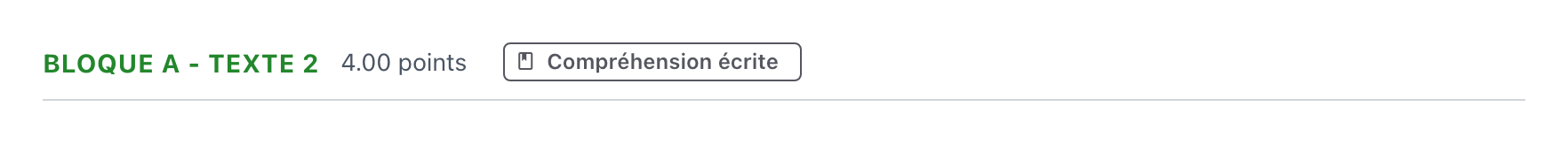 Enunciado: Bloque A - Texte 2 · Francés PAU Andalucía Extraordinaria Titular (Acceso) 2023