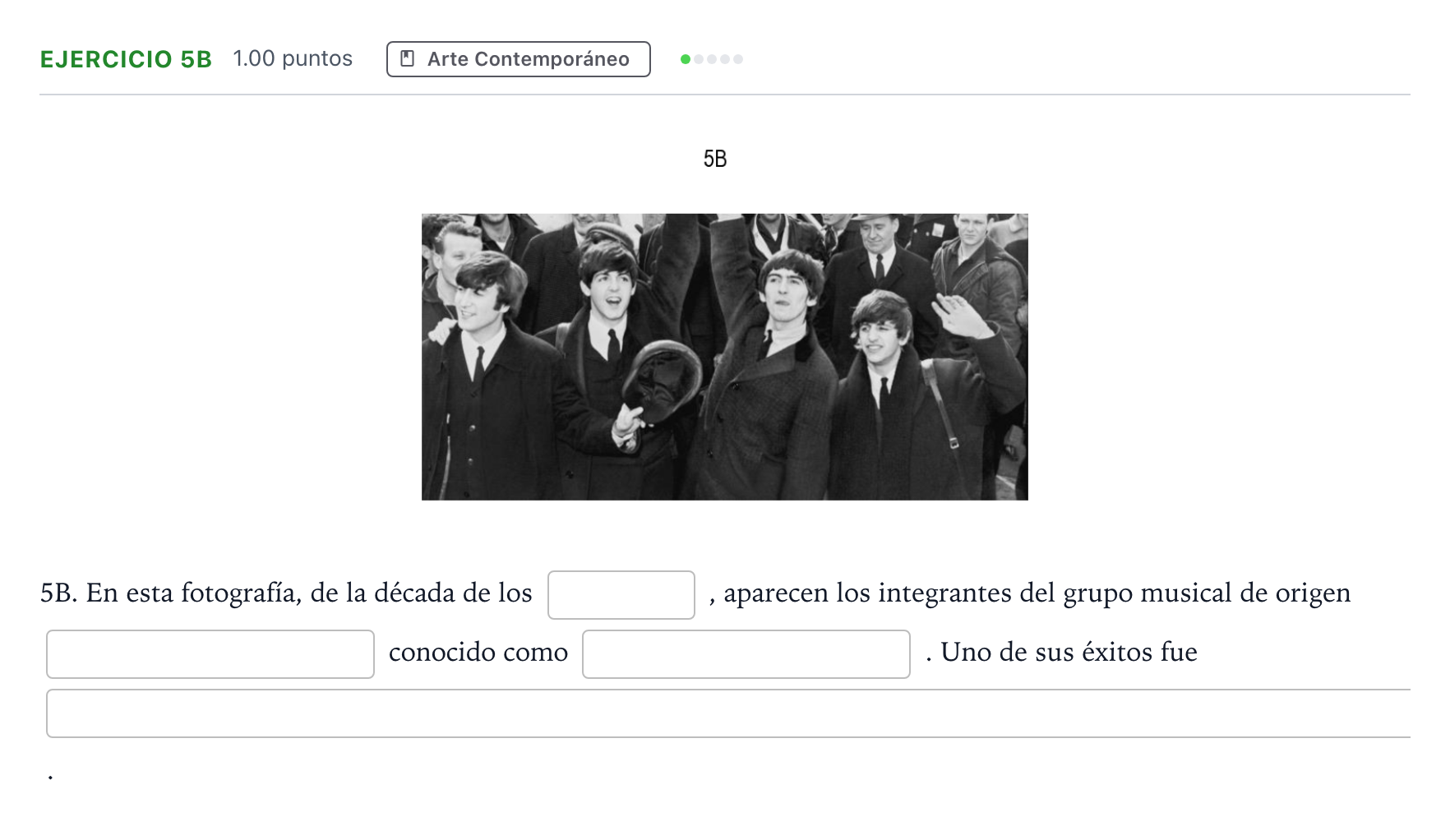 Enunciado: Ejercicio 5B · Fundamentos Artísticos PAU Andalucía Extraordinaria Reserva 2023