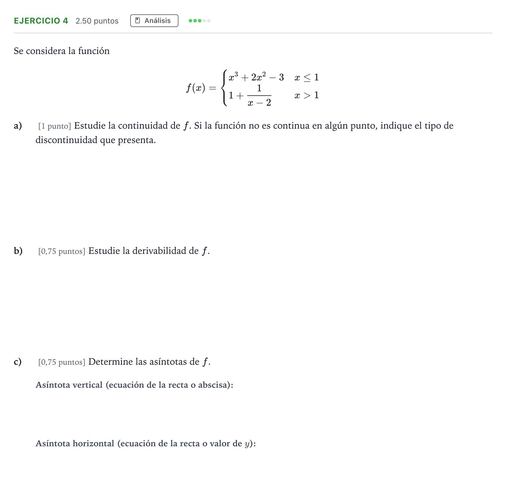 Enunciado: Ejercicio 4 · Matemáticas aplicadas a las Ciencias Sociales II PAU Andalucía Ordinaria Reserva 2023