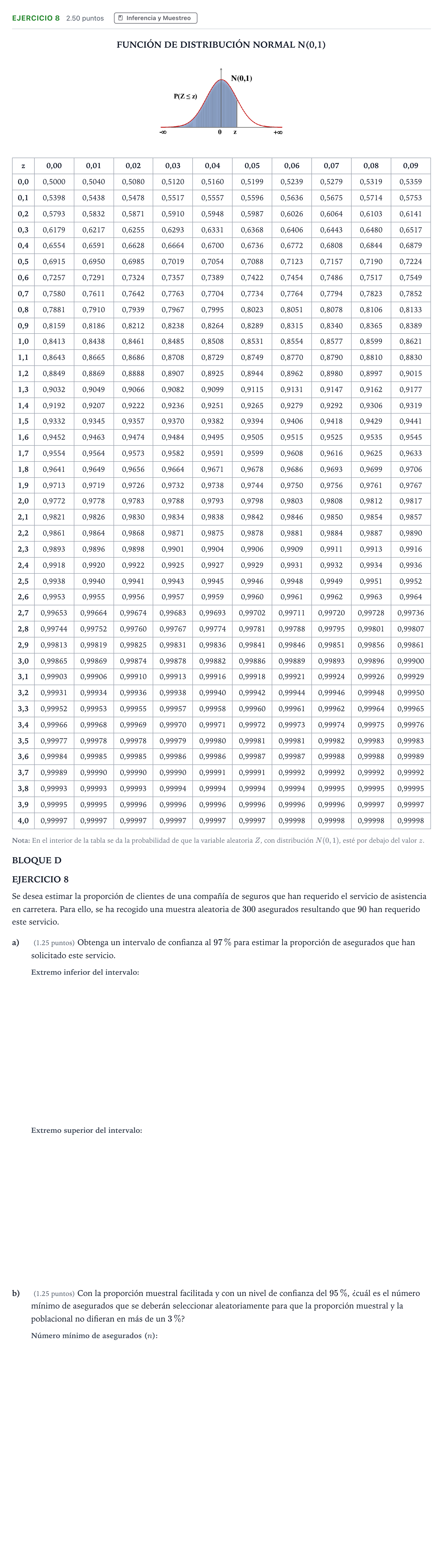 Enunciado: Ejercicio 8 · Matemáticas aplicadas a las Ciencias Sociales II PAU Andalucía Ordinaria Suplente 2023