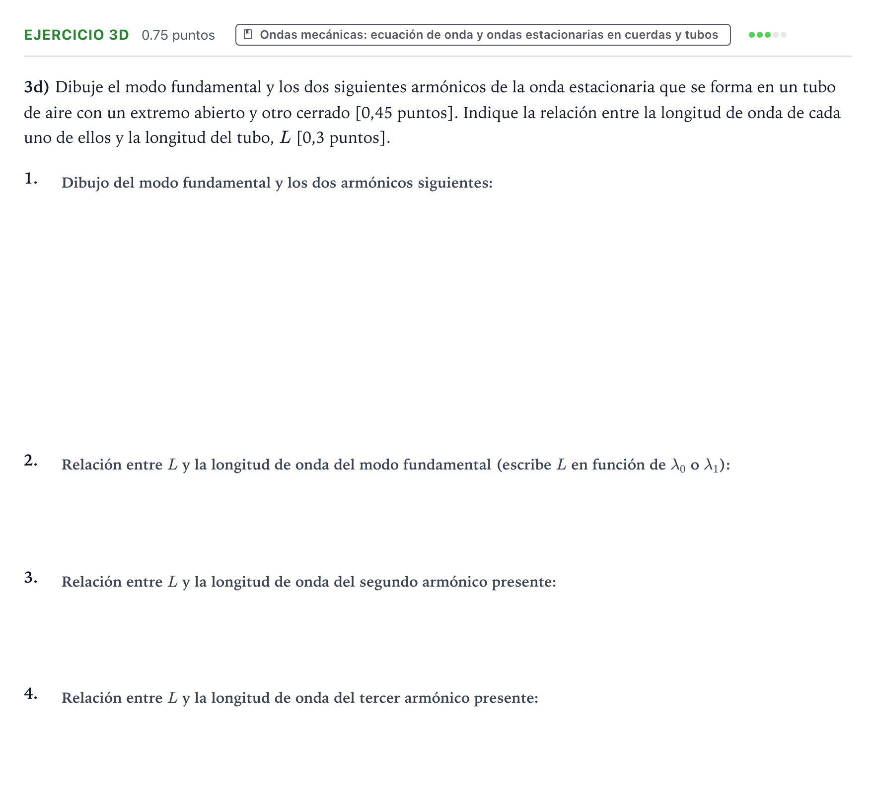 Enunciado: Ejercicio 3d · Física PAU Aragón Extraordinaria 2026