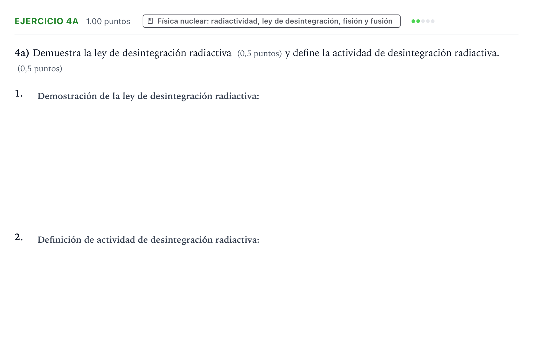 Enunciado: Ejercicio 4a · Física PAU Aragón Ordinaria 2026