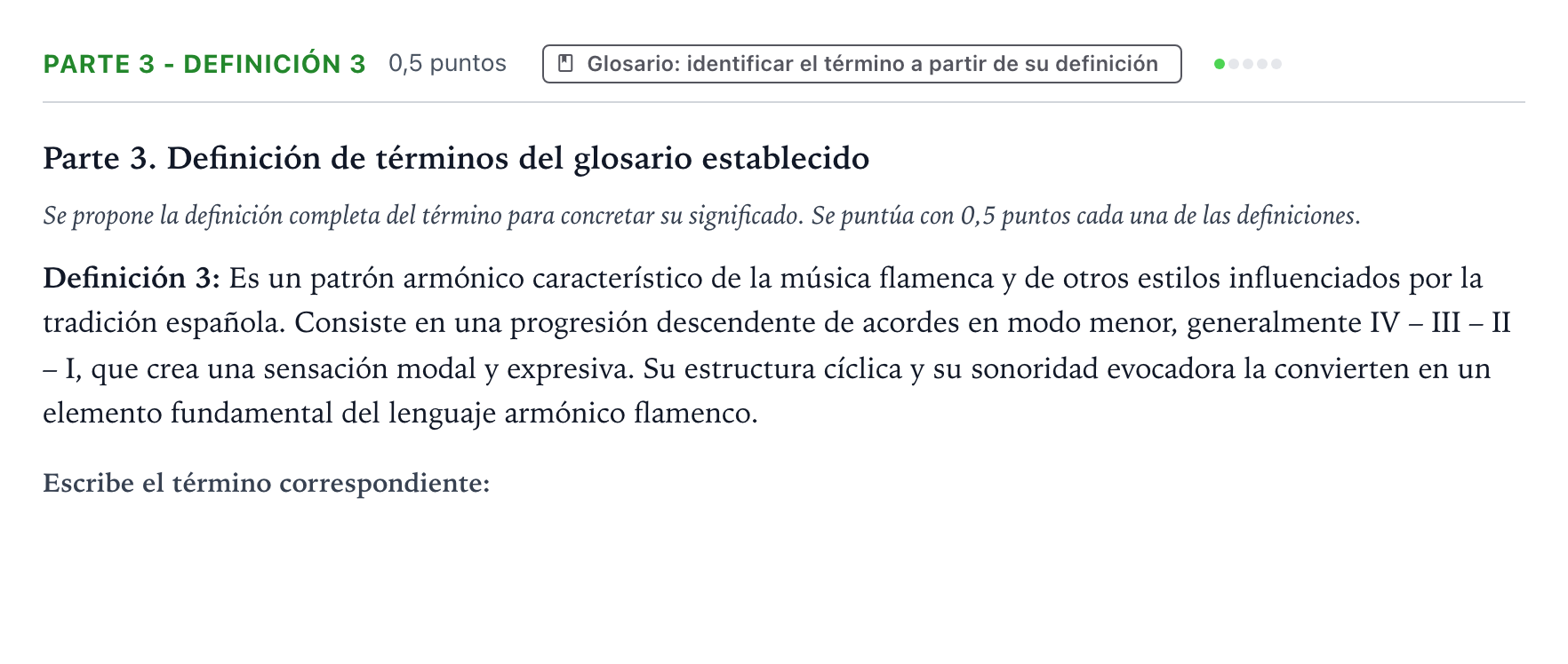 Enunciado: Ejercicio Parte 3 - Definición 3 · Análisis Musical II PAU Aragón Extraordinaria 2025