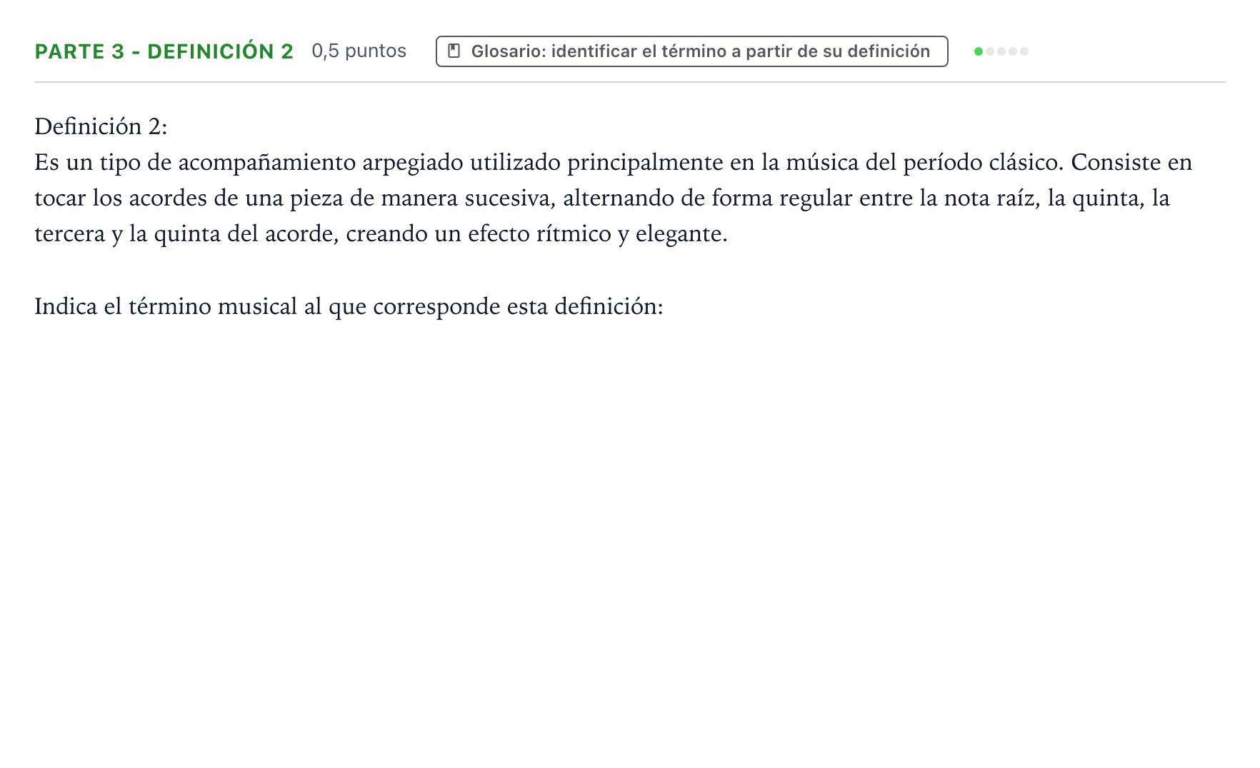 Enunciado: Ejercicio Parte 3 - Definición 2 · Análisis Musical II PAU Aragón Ordinaria 2025