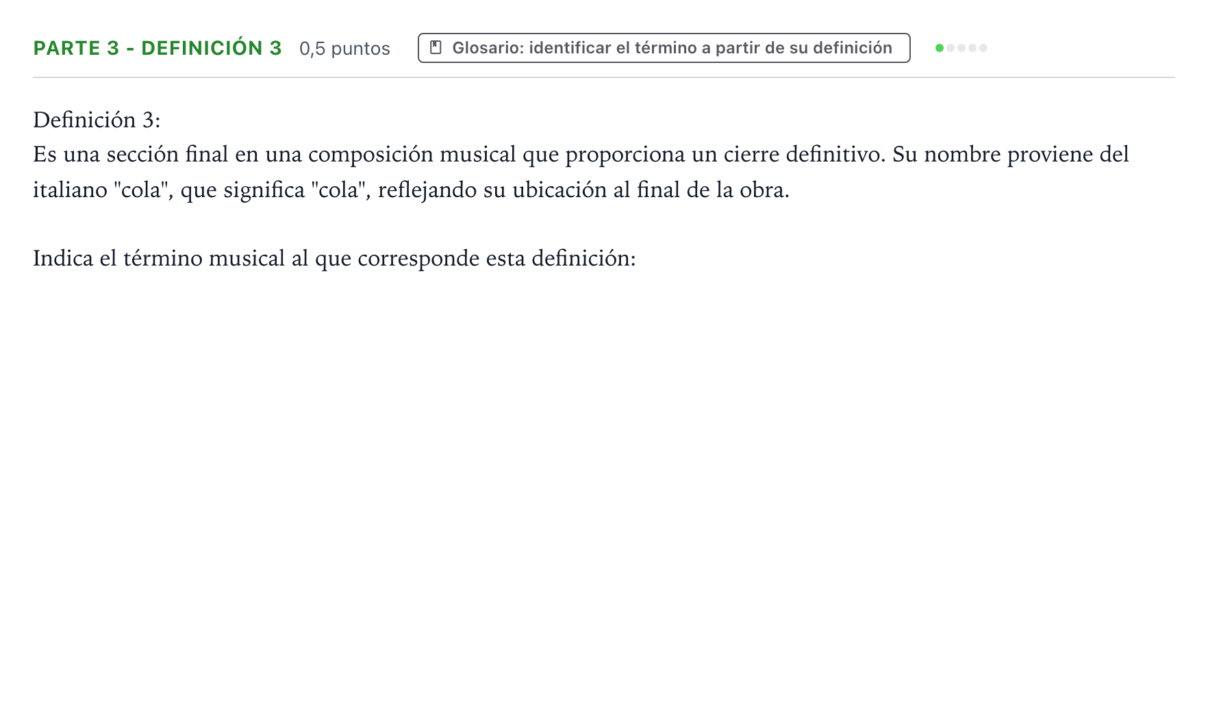 Enunciado: Ejercicio Parte 3 - Definición 3 · Análisis Musical II PAU Aragón Ordinaria 2025