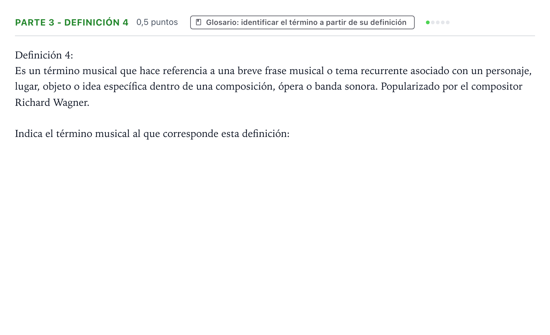 Enunciado: Ejercicio Parte 3 - Definición 4 · Análisis Musical II PAU Aragón Ordinaria 2025