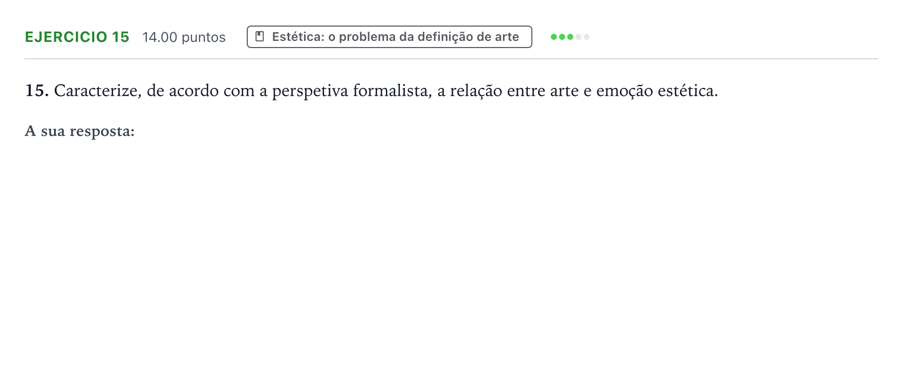 Enunciado: Exercício 15 · Exame Nacional Filosofia 1.ª fase 2026