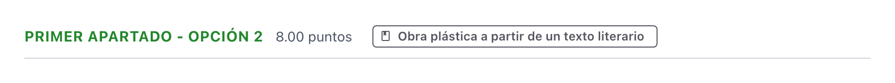 Enunciado: Ejercicio Primer Apartado - Opción 2 · Técnicas de Expresión Gráfico-Plástica PAU Aragón Extraordinaria 2025