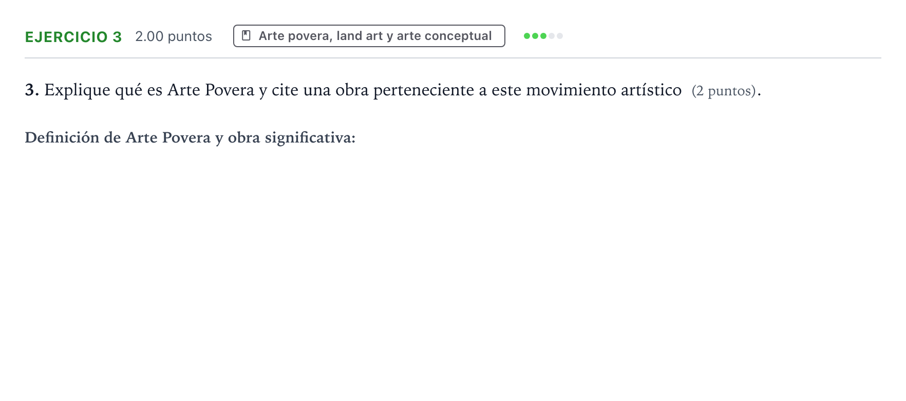 Enunciado: Problema 3 · Movimientos Culturales y Artísticos PAU Aragón Ordinaria 2025