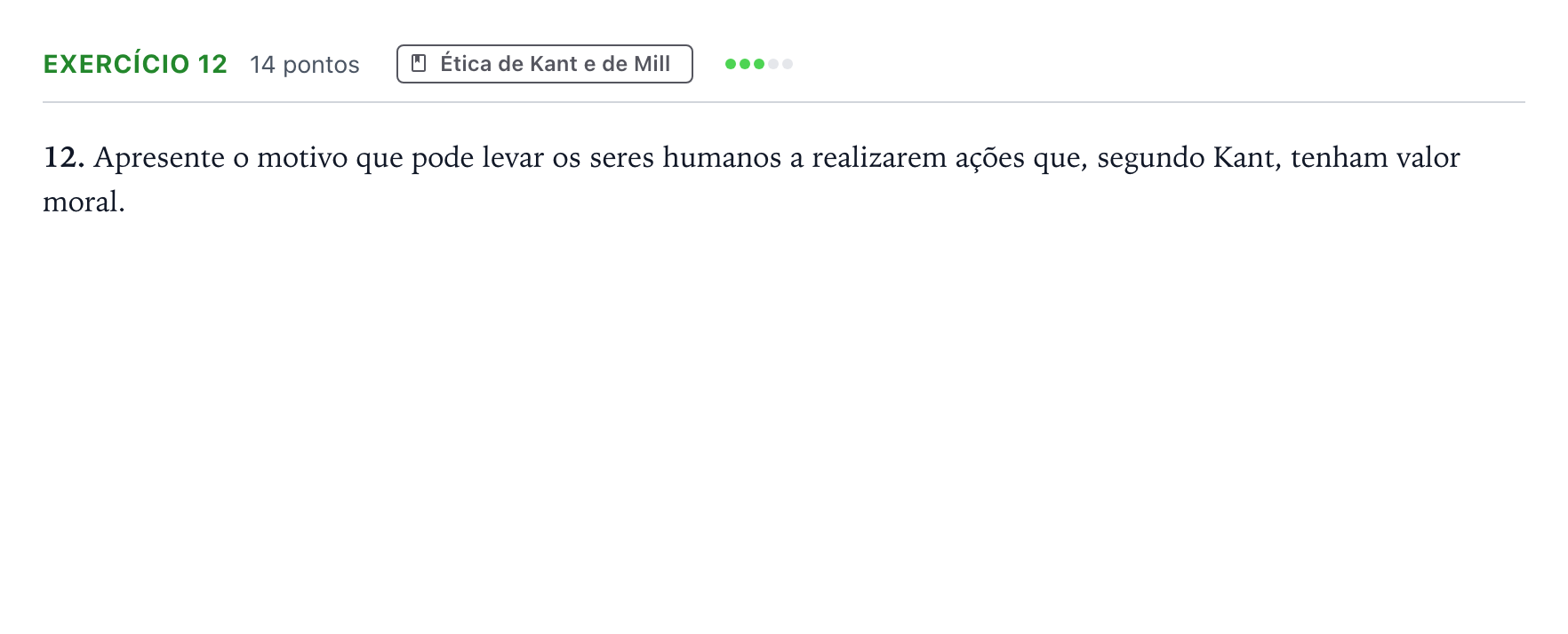Enunciado: Exercício 12 · Exame Nacional Filosofia 2.ª fase 2026