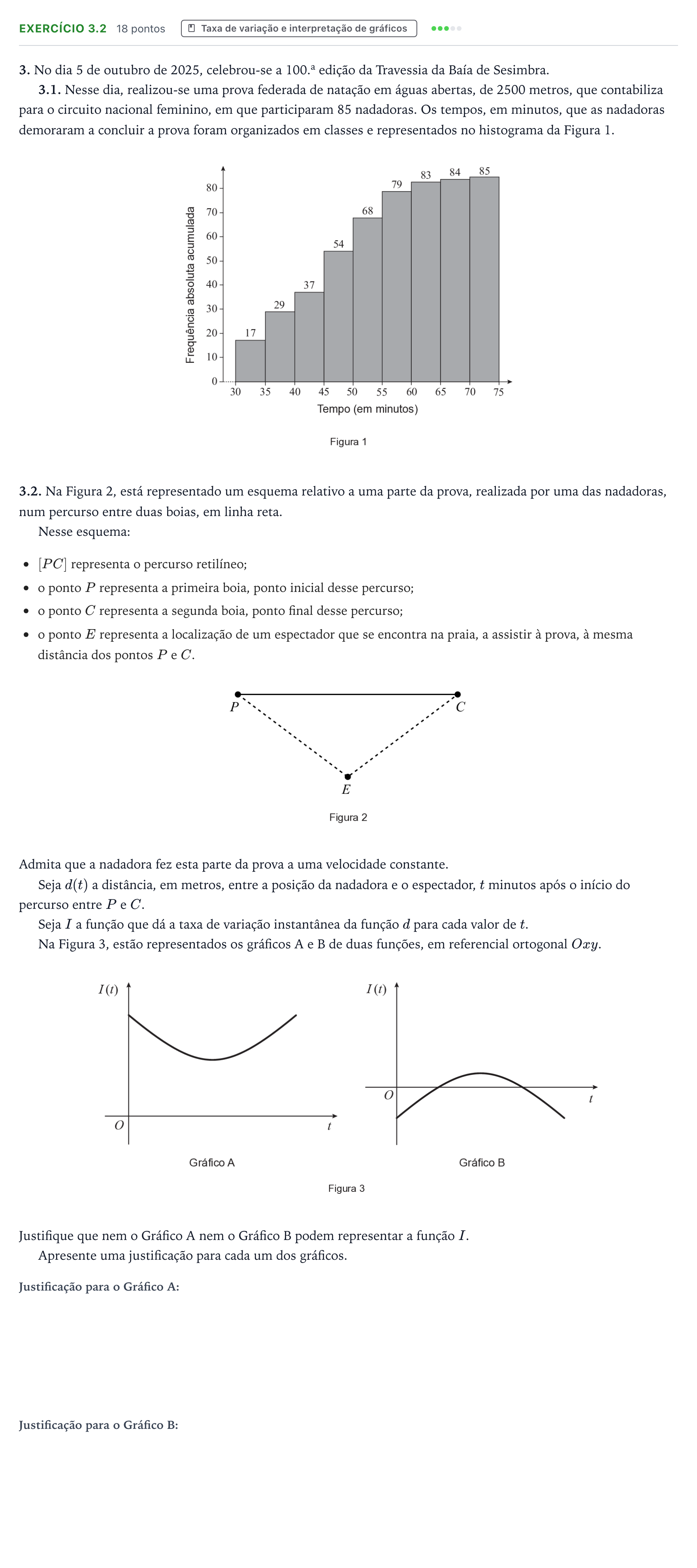 Enunciado: Exercício 3.2 · Exame Nacional Matemática B 2.ª fase 2026