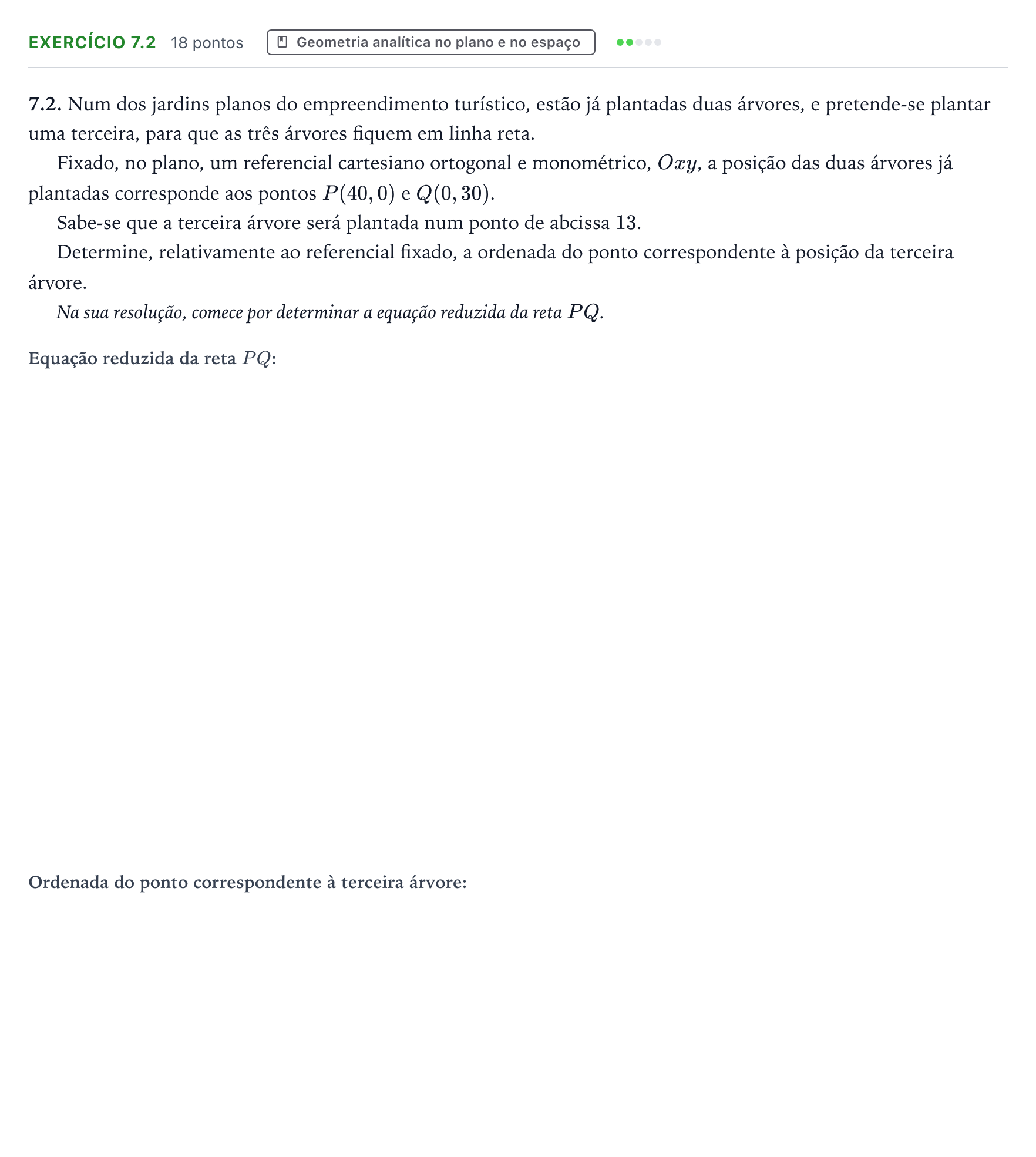 Enunciado: Exercício 7.2 · Exame Nacional Matemática B 2.ª fase 2026
