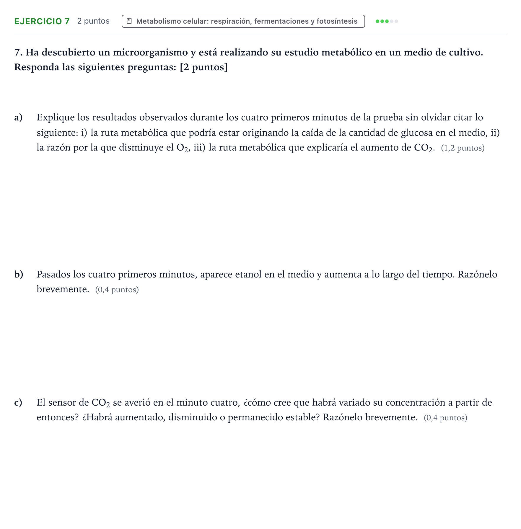 Enunciado: Problema 7 · Biología PAU Aragón Extraordinaria 2024