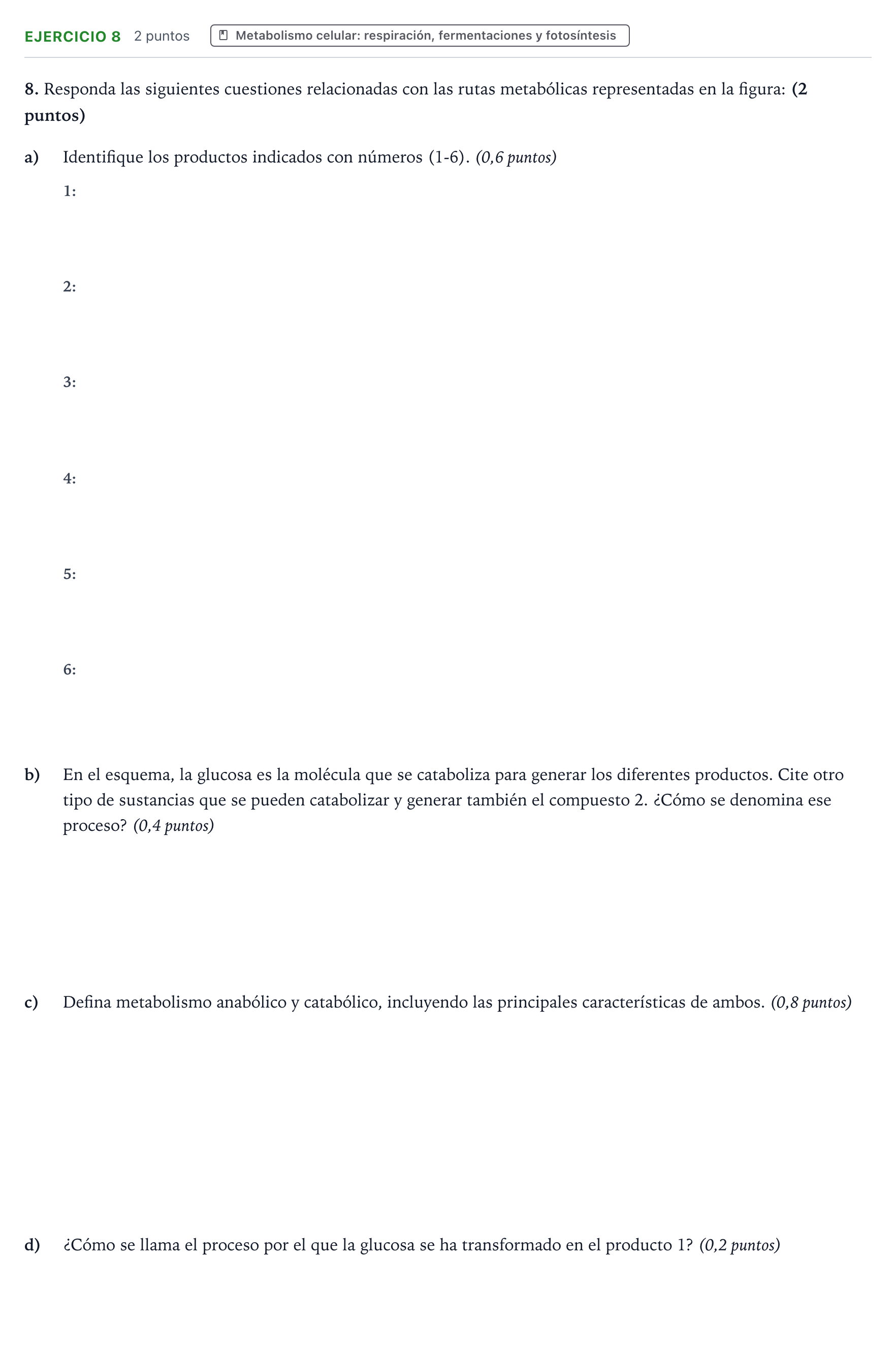 Enunciado: Problema 8 · Biología PAU Aragón Extraordinaria 2024