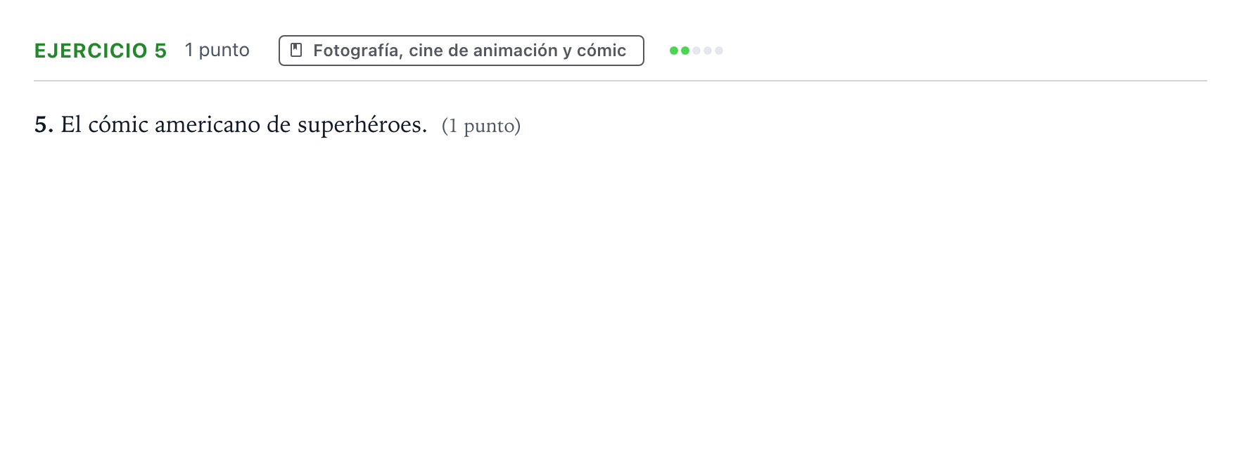 Enunciado: Problema 5 · Fundamentos Artísticos PAU Aragón Extraordinaria (Fundamentos del Arte II) 2024