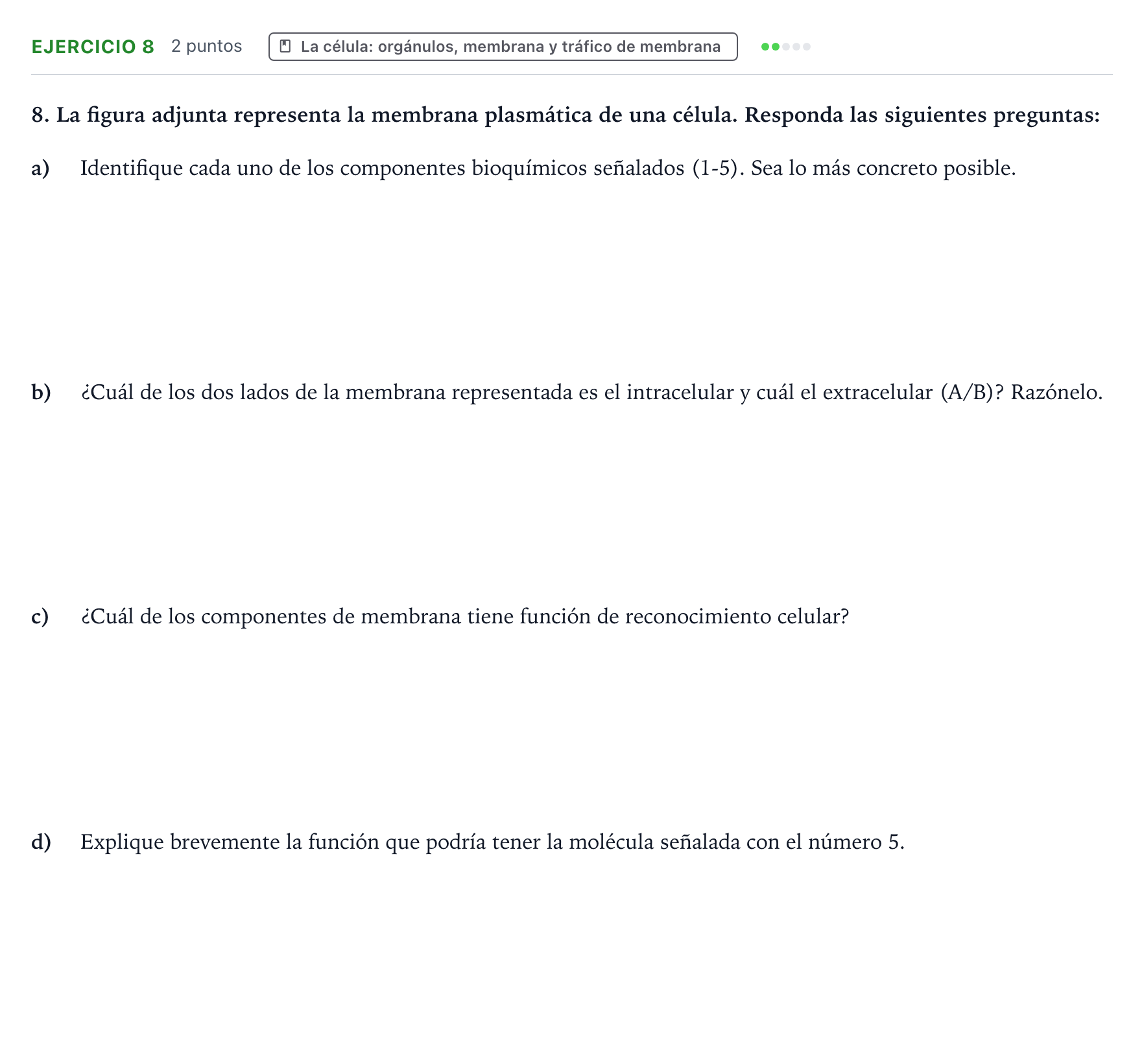 Enunciado: Problema 8 · Biología PAU Aragón Ordinaria 2024